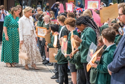 St Luke’s CE Primary School Takes Part in Royal Visit
