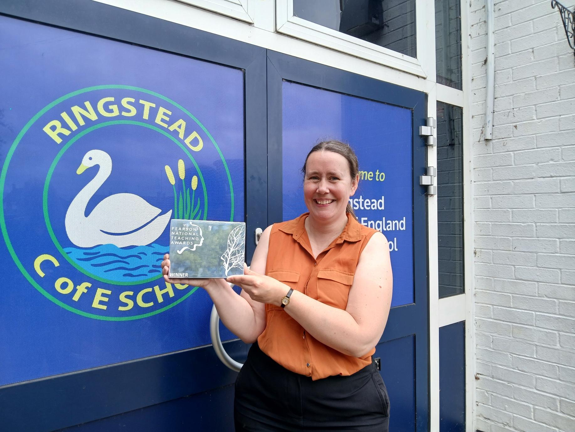 Ringstead C of E Primary School Teacher Wins Prestigious National Teaching Award on National Thank A Teacher Day